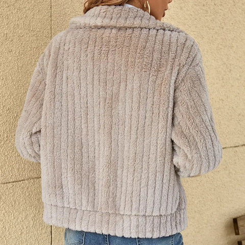 Lucie | Cardigan en peluche