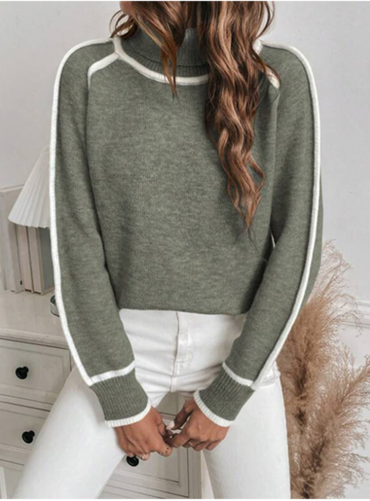 Jade | Pull col montant douillet